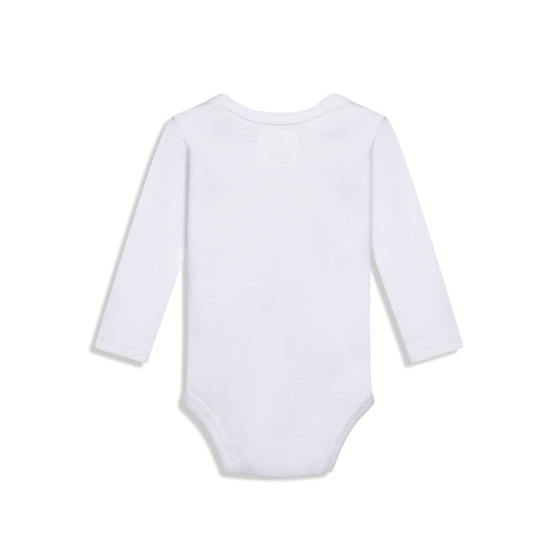 Classic Long-sleeved White Bodysuit