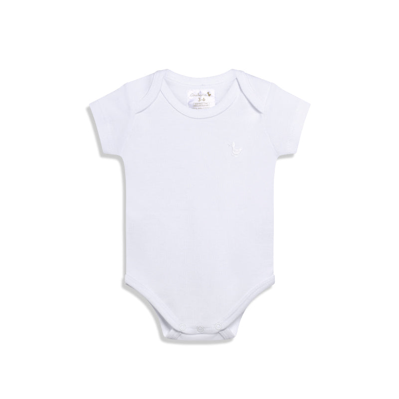 Classic Shortsleeve White Bodysuit