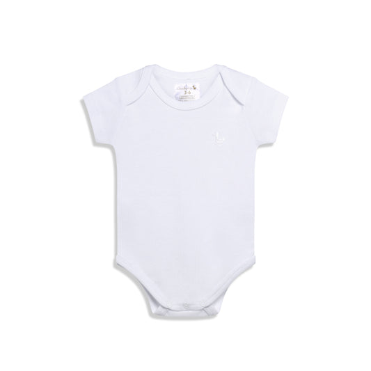 Classic Shortsleeve White Bodysuit