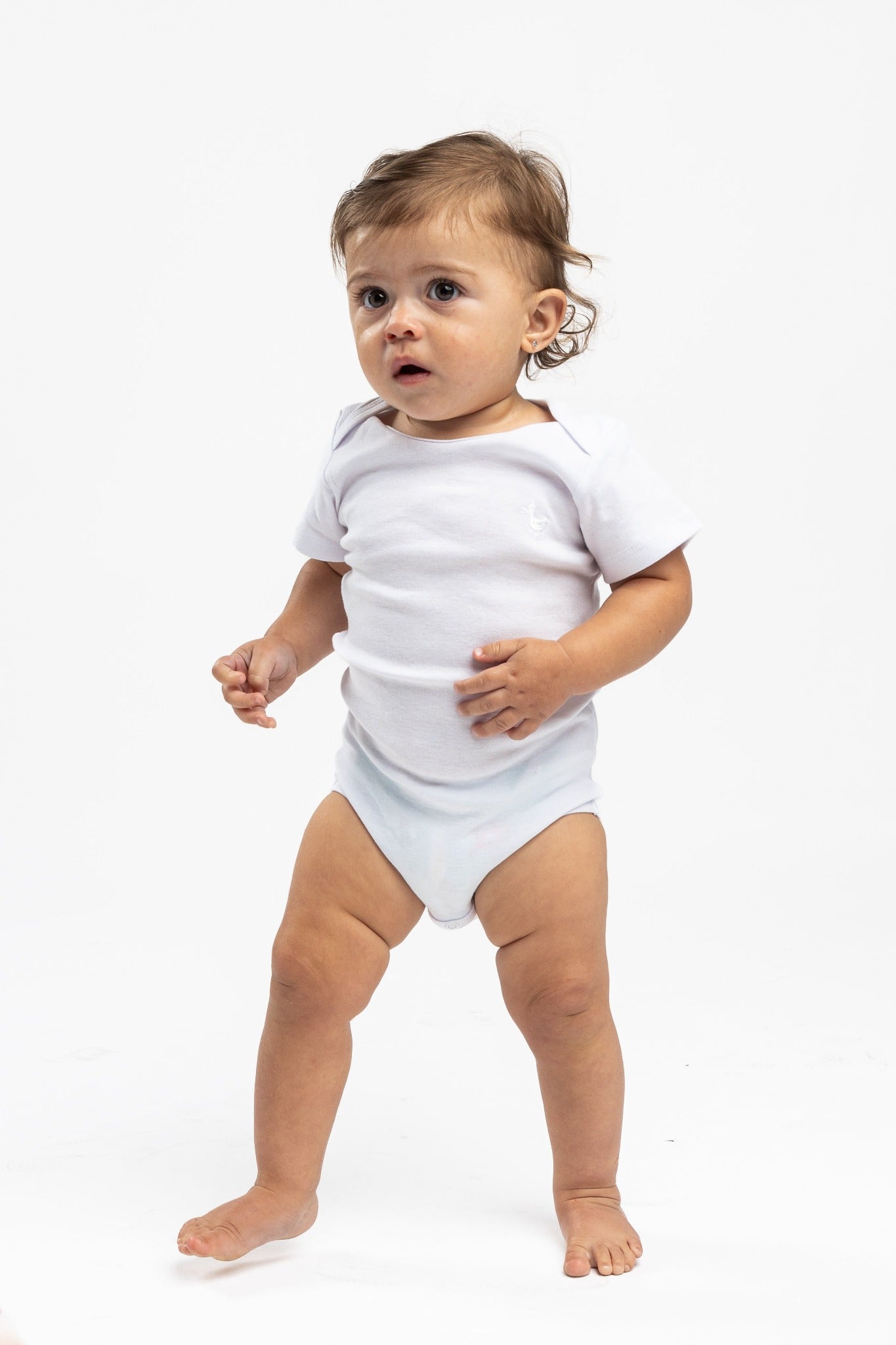 Classic Shortsleeve White Bodysuit