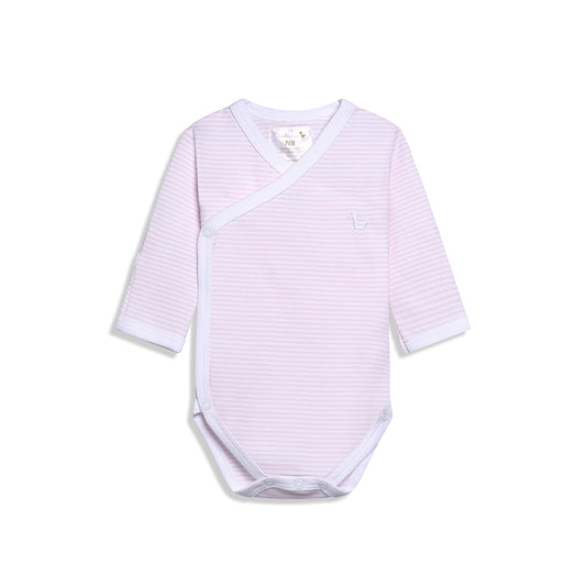 Longsleeve Sidesnap Pink Bodysuit